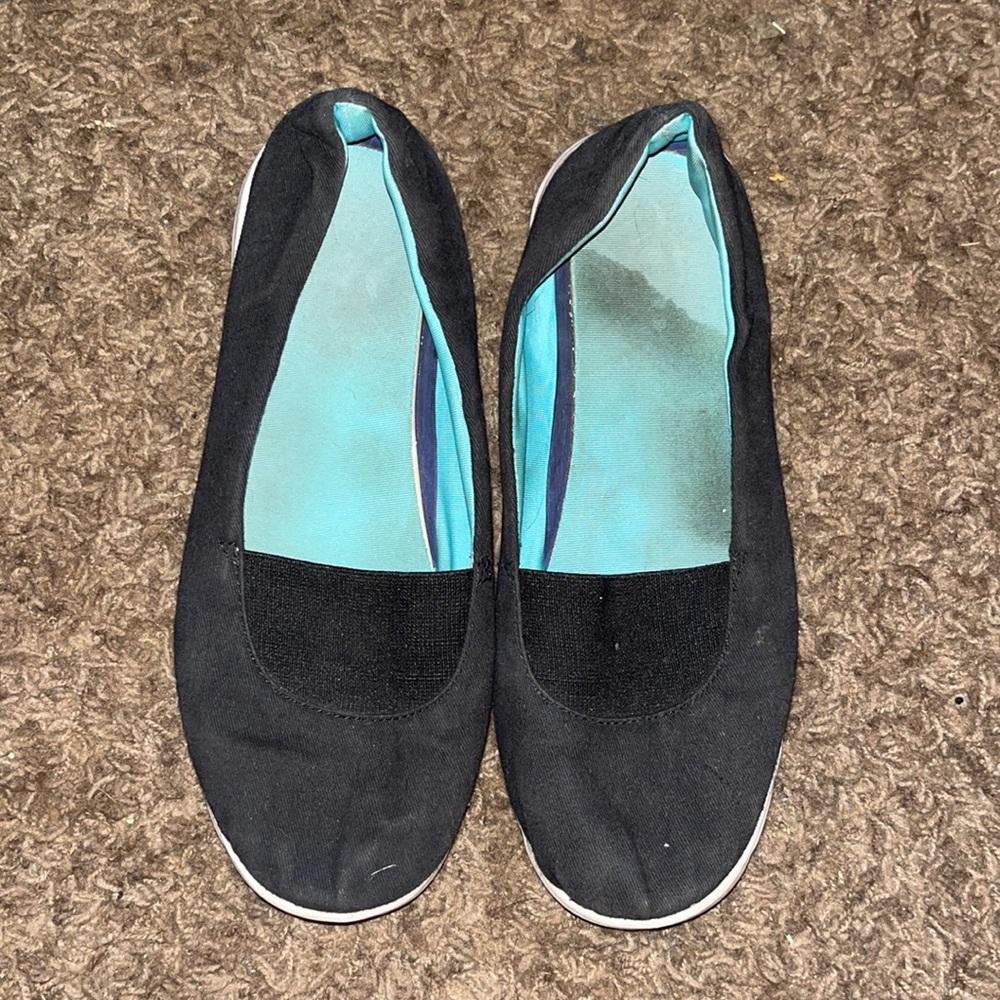 Black slip on Land’s End shoes